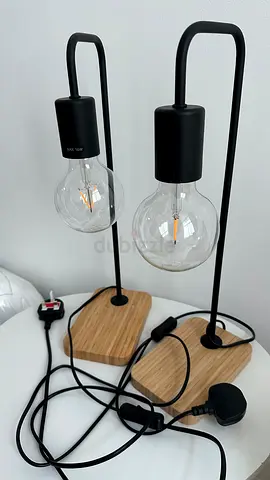 IKEA bamboo lamps in great condition - 2 for 80
