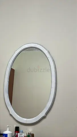 White Oval Wall Mirror - Decorative Bathroom/Bedroom Mirror it’s was 299 URGENT sell for 100