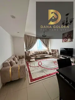 Two bedrooms, living room, and two bathrooms for rent, fully furnished, in Sharjah/Al Taawun
