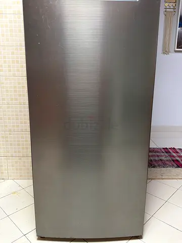 Used single-door stainless refrigerator - good working condition