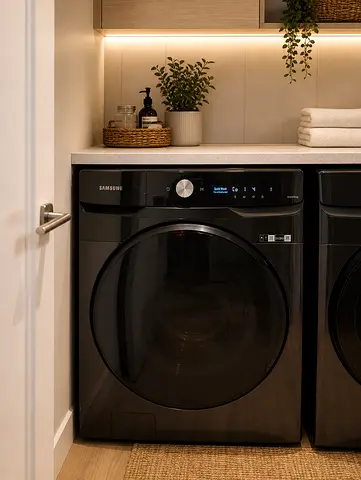 Samsung 18.5kg washing 9.5kg-dryer(Black) - Excellent Condition