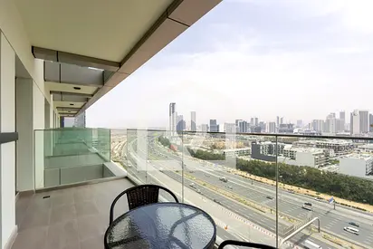 Serviced 1BR with Balcony, Views and Pool | JVT