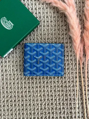 Goyard Blue wallet