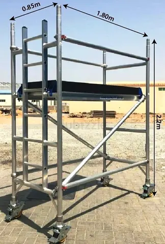 Used and new aluminum scaffolding available