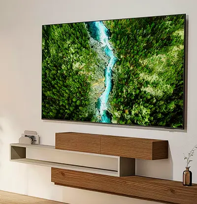 Brand new 55 inch Flat Panel Smart LED TV - Wall-Mounted Display