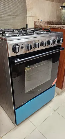 Midea Gas Cooker with Oven – 4 Burners – Good Working Condition