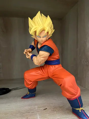 Dragon Ball Z Grandista Son Goku SSJ Kamehameha Statue Clean Display Condition