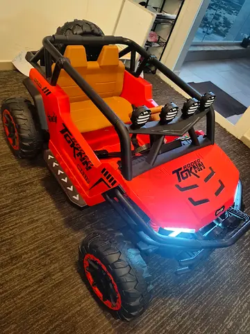 Urgent sale: Kids Electric Off-Road Ride-On Buggy — 12V, Lights, Good Condition