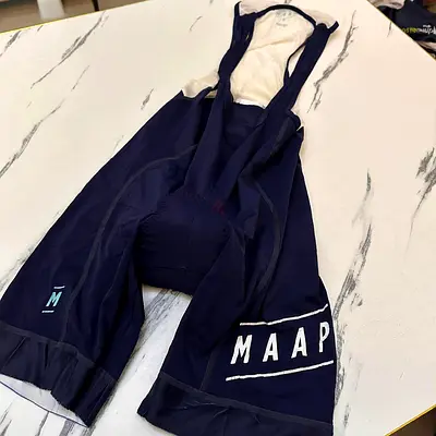 MAAP Men’s Bib Shorts / Cycling Bibs - Dark Navy, Size M