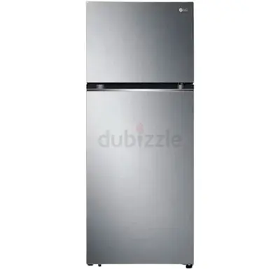 LG Top Freezer Refrigerator - Silver, 2-Door (Good Working Condition)