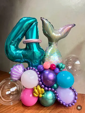 Number Stack Balloons
