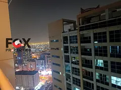 Two bedrooms and a living room for sale in Ajman One Towers - large space and open view. A unique op