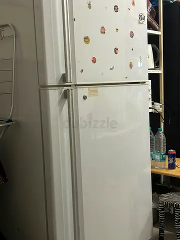White Top-Freezer Refrigerator - Good Working Condition