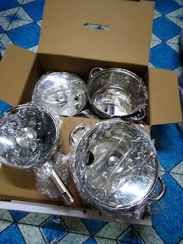 Stainless steel cooking ware set NEW for sale