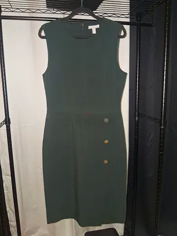 HM dress NEW dark racing green
