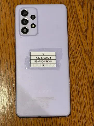 Samsung Galaxy A52 8GB/128GB - Light Purple, Good Condition
