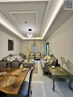 Luxury corner villa in Al Zahia with a rooftop and high-end finishing, price includes electricity, w