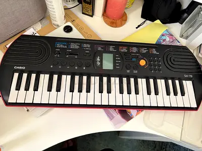 Casio SA-78 44-Key Portable Keyboard — Good Working Condition
