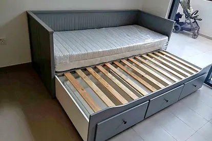 Ike brand day bed with two mattresses