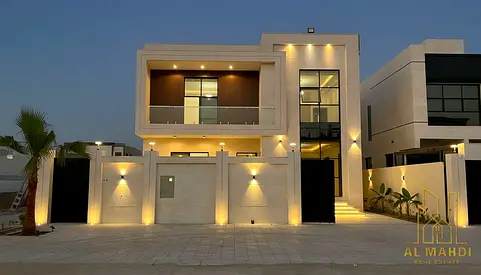 🏡 فيلا فاخرة للبيع في العامرة – عجمان | 🛏️ 5 غرف ماستر | أرض 4000 قدم | 🧾 شامل رسوم التسجيل | 💰 مقدم 10%
