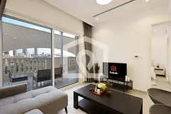Livbnb-Modern 1BR with Stunning Terrace near JVC Castle Park