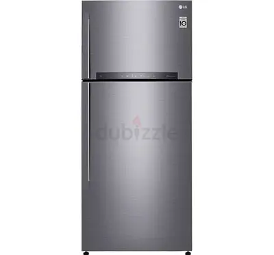 LG Top Freezer Refrigerator - 2-Door, Stainless Steel Finish