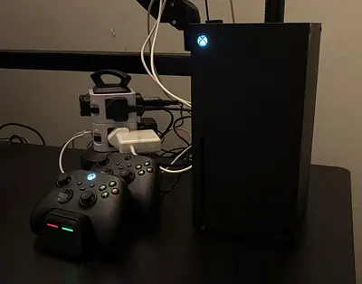 Xbox Series X console + Ready Games with 2 controllers and charging dock - good working condition