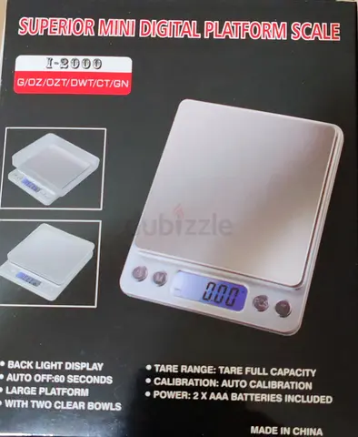 Compact Digital Kitchen Scale - Stainless Platform, LCD Display (Like New)