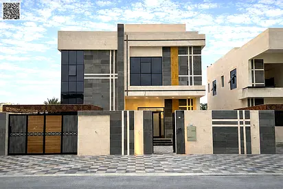 Villa for sale in Al Rawdah, two floors, roof, and external annex. Freehold ownership. Price includ