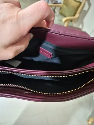 Parfois - Maroon leather crossbody/shoulder bag - good condition