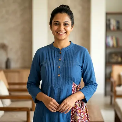 Pintuck Cotton Dress