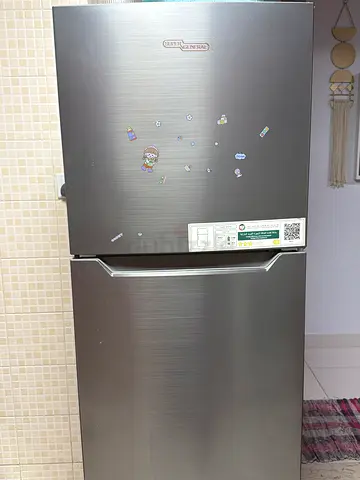 Used single-door stainless refrigerator - good working condition