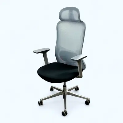 Ergonomic Mesh Office Chair with Headrest and Adjustable Armrests-3095