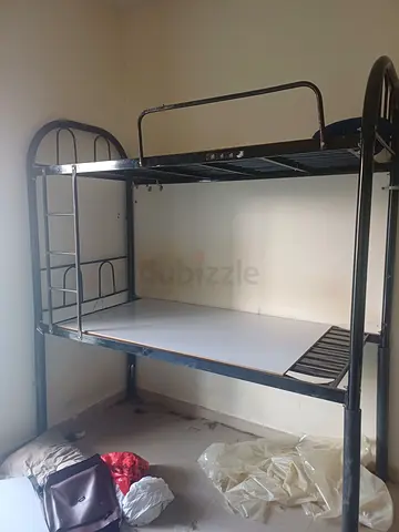 Metal Bunk Bed Frame - Good Condition, Sturdy Double/Single Frame