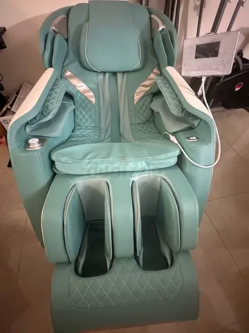Full-body Electric Massage Chair A50in Mint Green - Excellent Condition