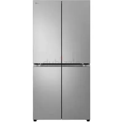 Silver 4-Door French Style Refrigerator - Large Capacity