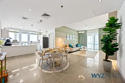Ocean Breeze Hamptons | 2BR Sulafa Tower | Bills Included