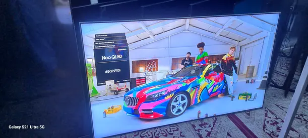 Samsung 65 Inch Neo QLED TV, QN90F, 4K, Mini LED, NQ4 AI Gen3 Processor, 4K AI Upscaling Pro, Glare