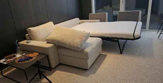 Ikea vimle L shape sofa bed with mattress