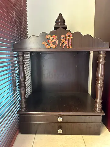 Original wood pooja Hindu Puja Mandir