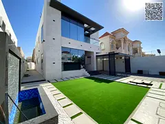 Modern stone villa with central air conditioning, including registration, electricity, water, and AC