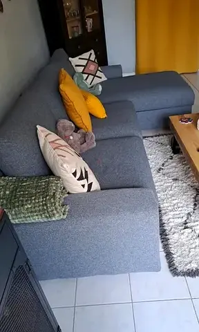Ikea vimle L shape sofa bed with mattress