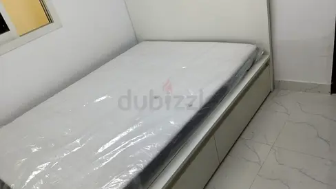 Ikea Single Bed Frame with Mattress and Underbed Storage