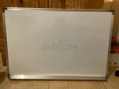 Medium Magnetic Whiteboard with Aluminum Frame  Duster/eraser-Good Condition