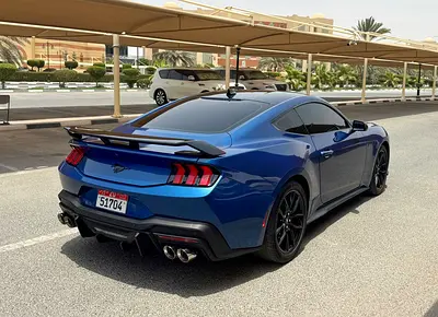 Ford Mustang Fastback ecoboost 2024 v4 Special blue color