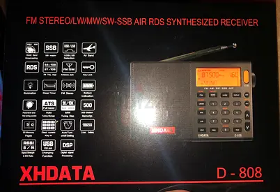 XHDATA D808 Portable AM FM SW LW Air Band Shortwave Radio