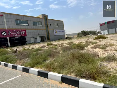 For Sale in Sharjah Industrial Area 18 (Warehouse District) Industrial land plot / Area: 12,900 sq. ft. Prime location / Corner plot on two roads (front & back) – 24m and 22m streets
