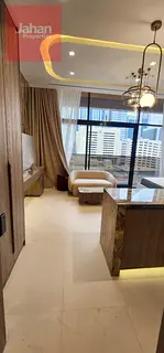 Brand New Smart Studio with Balcony | Near DWTC Metro | Short-Term Rent