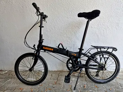 DAHON HIT - Foldable commuter bike - compact 20 wheels, rear rack