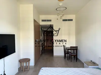 Bright Studio | Azizi Riviera 34 | Prime Location | Semi-Furnished